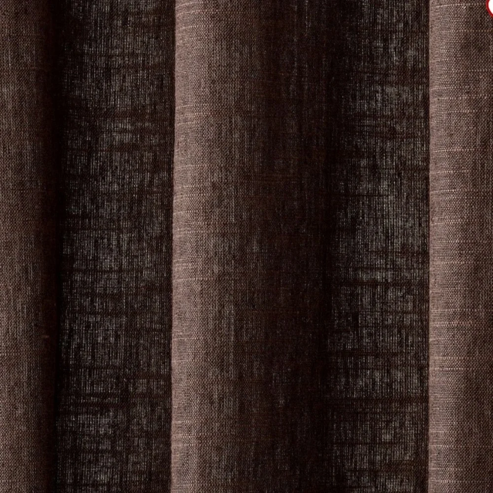 Pottery Barn Emery Linen Curtain in Expresso 100x84 - Picture 3 of 10